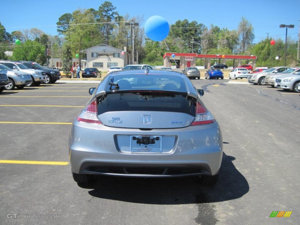 Storm Silver Metallic 2011 Honda CR-Z EX Navigation Sport Hybrid Exterior Photo #47695767