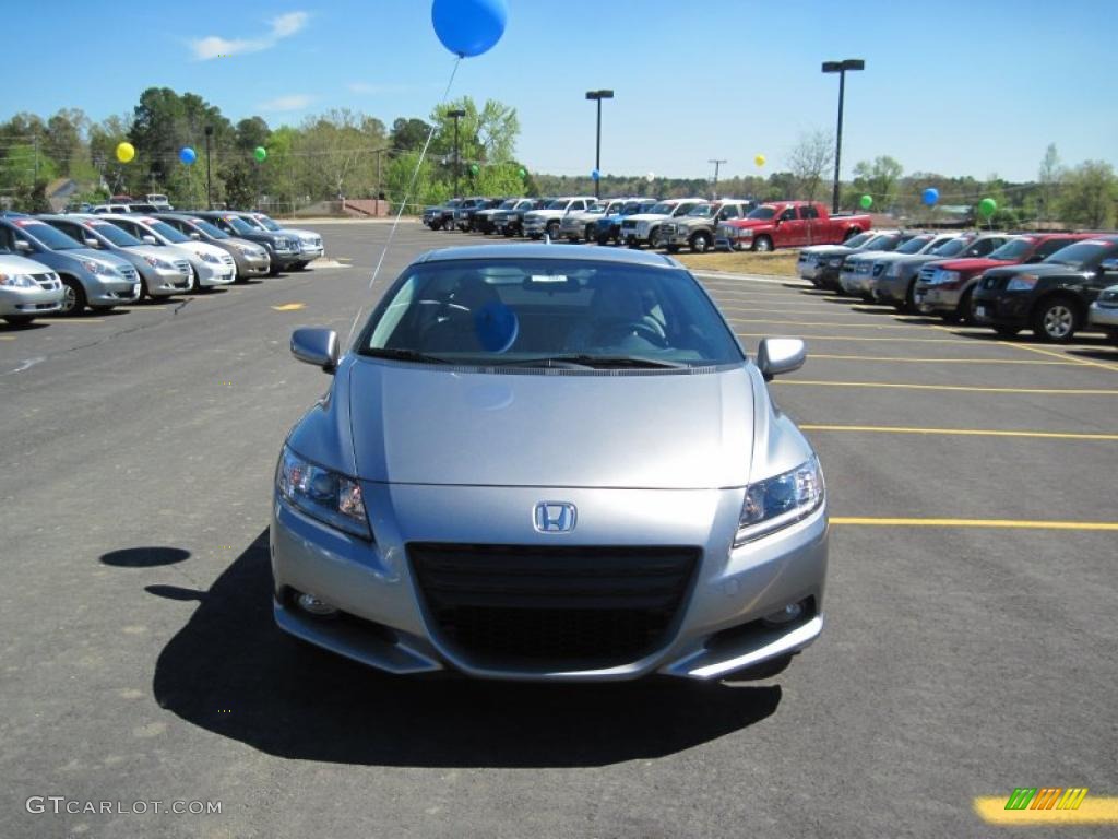 Storm Silver Metallic 2011 Honda CR-Z EX Navigation Sport Hybrid Exterior Photo #47695812