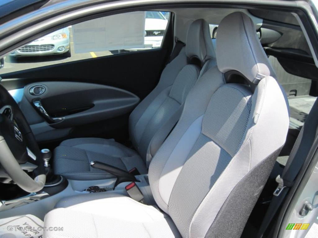 Gray Fabric Interior 2011 Honda CR-Z EX Navigation Sport Hybrid Photo #47695848