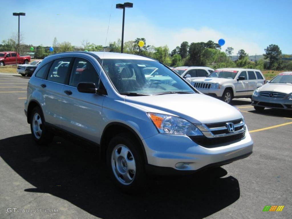 2011 CR-V LX - Alabaster Silver Metallic / Gray photo #7