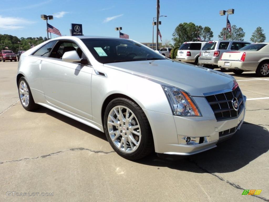 Radiant Silver Metallic 2011 Cadillac CTS Coupe Exterior Photo #47697054