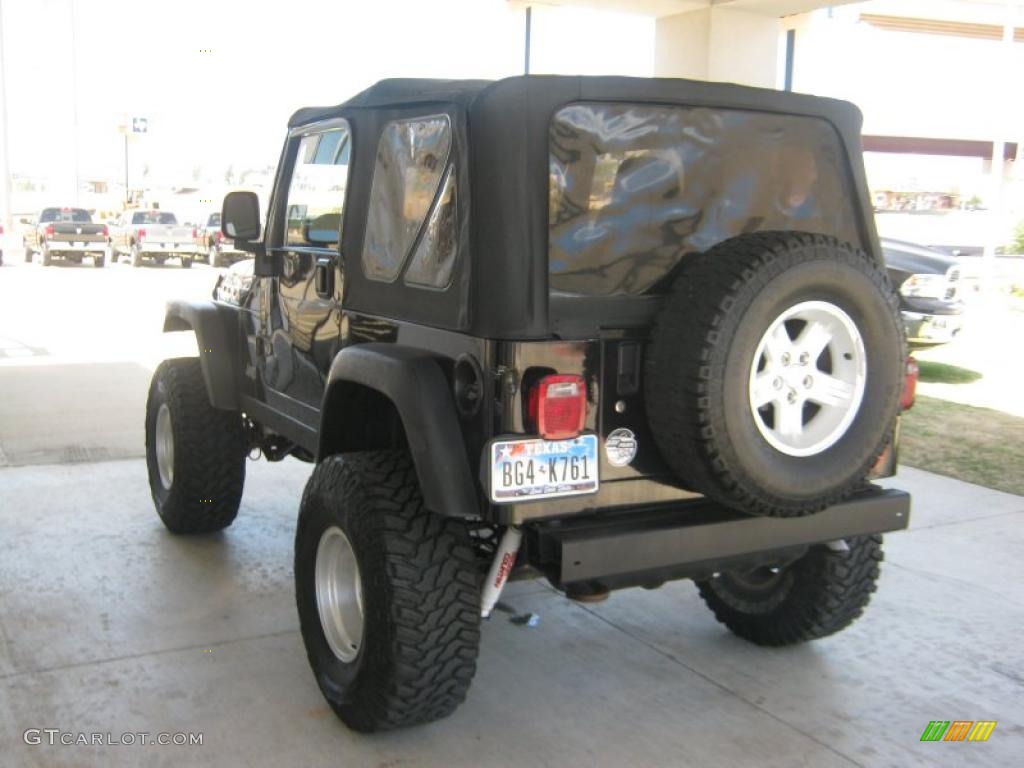 2004 Wrangler Rubicon 4x4 - Black / Dark Slate Gray photo #2
