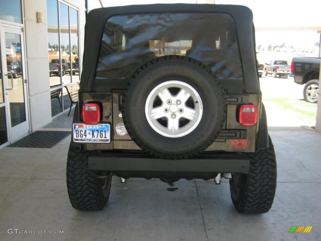 2004 Wrangler Rubicon 4x4 - Black / Dark Slate Gray photo #3