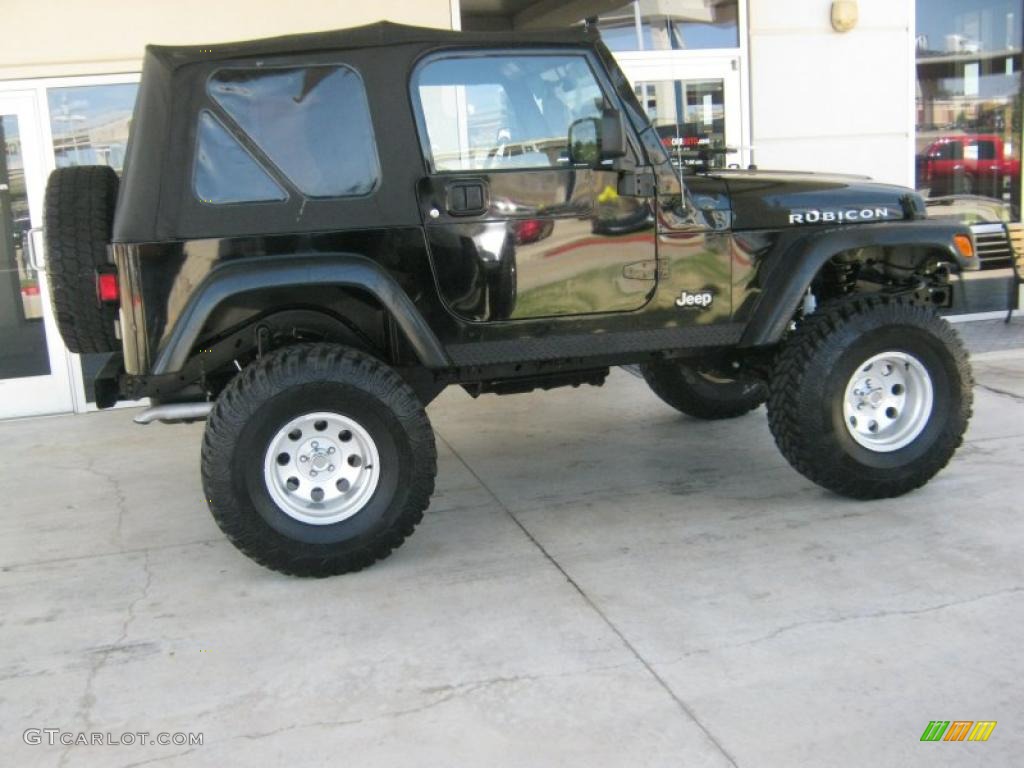 2004 Wrangler Rubicon 4x4 - Black / Dark Slate Gray photo #5