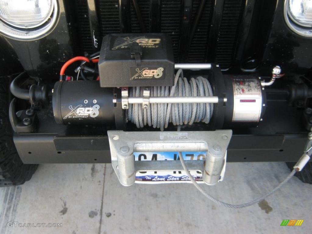 2004 Wrangler Rubicon 4x4 - Black / Dark Slate Gray photo #14