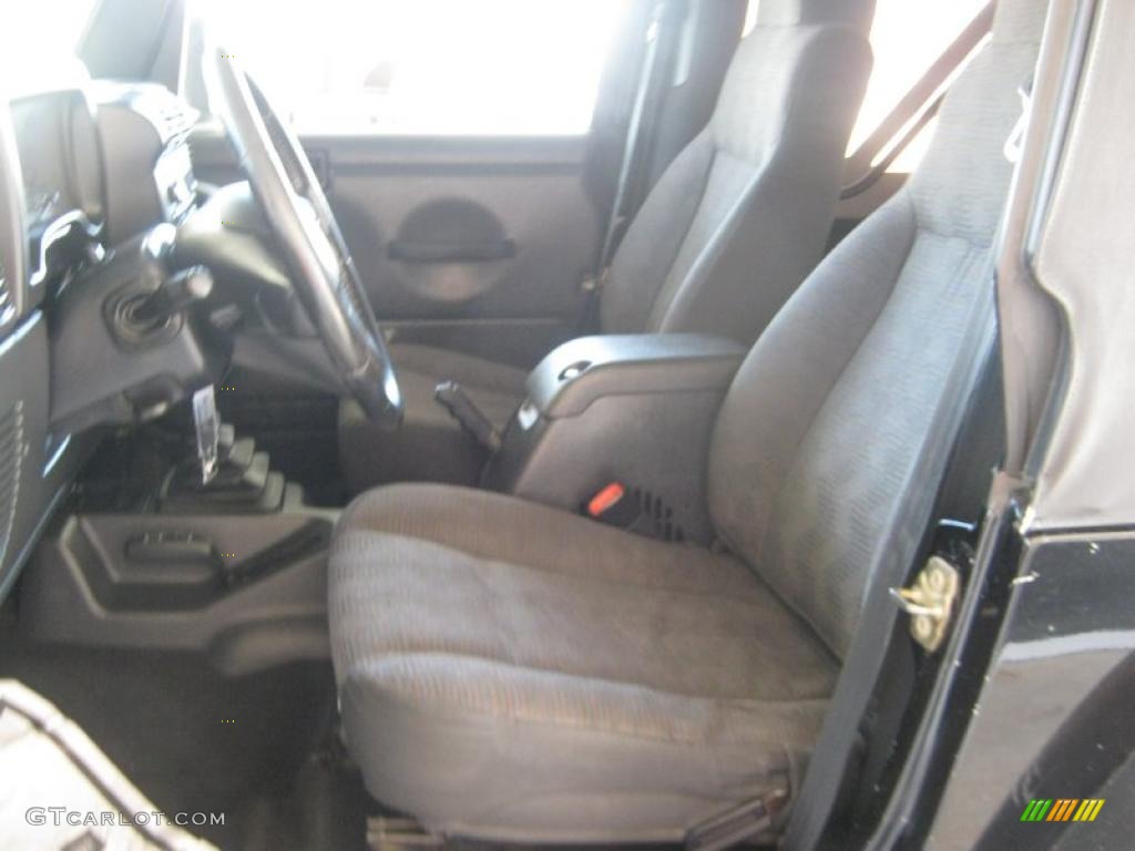 2004 Wrangler Rubicon 4x4 - Black / Dark Slate Gray photo #17