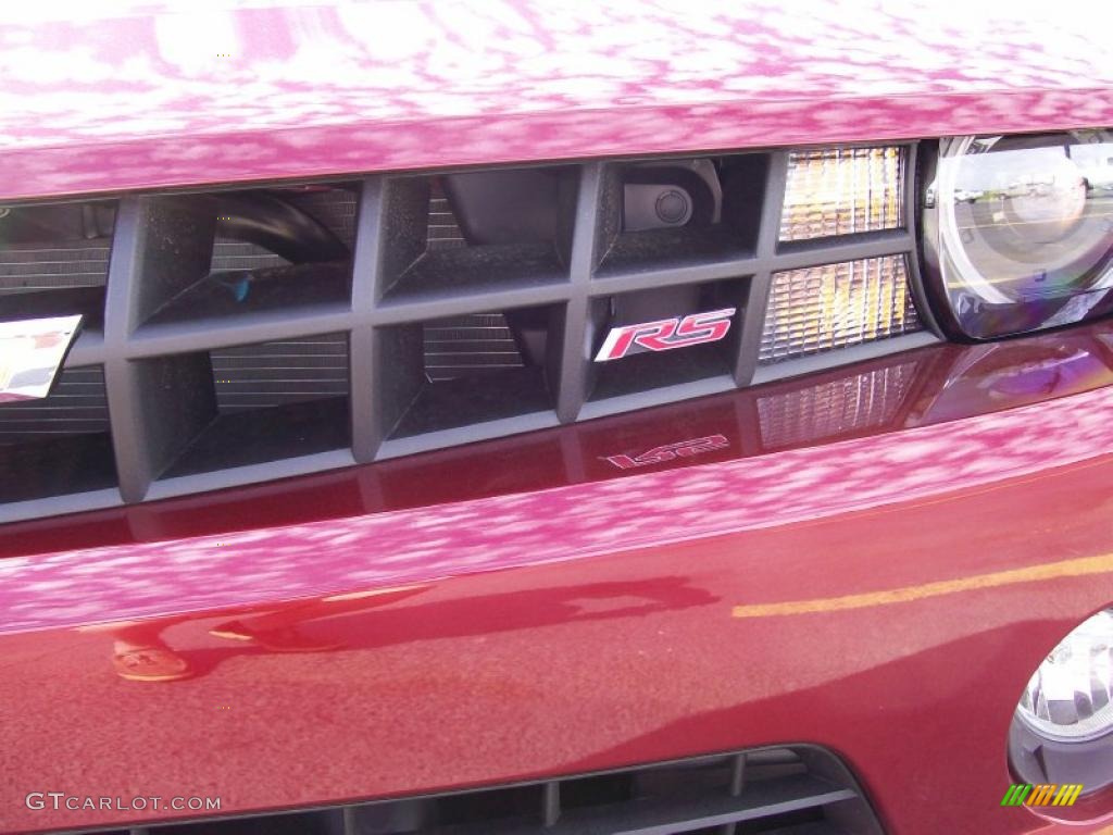 2011 Camaro LT/RS Convertible - Red Jewel Metallic / Beige photo #12