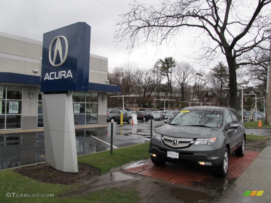 2008 MDX  - Nimbus Gray Metallic / Taupe photo #4