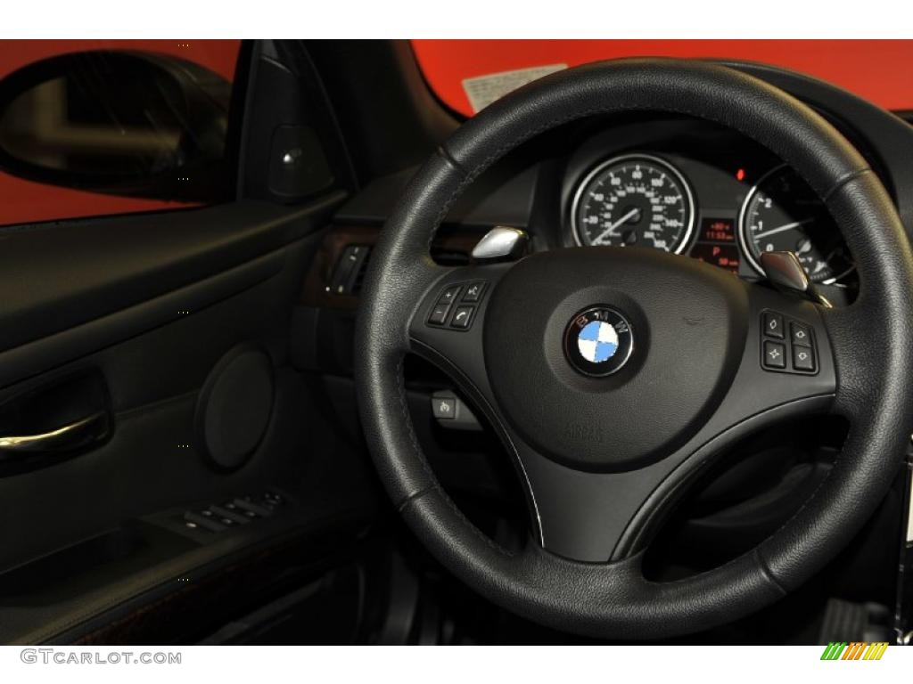 2008 3 Series 335i Convertible - Sparkling Graphite Metallic / Black photo #14