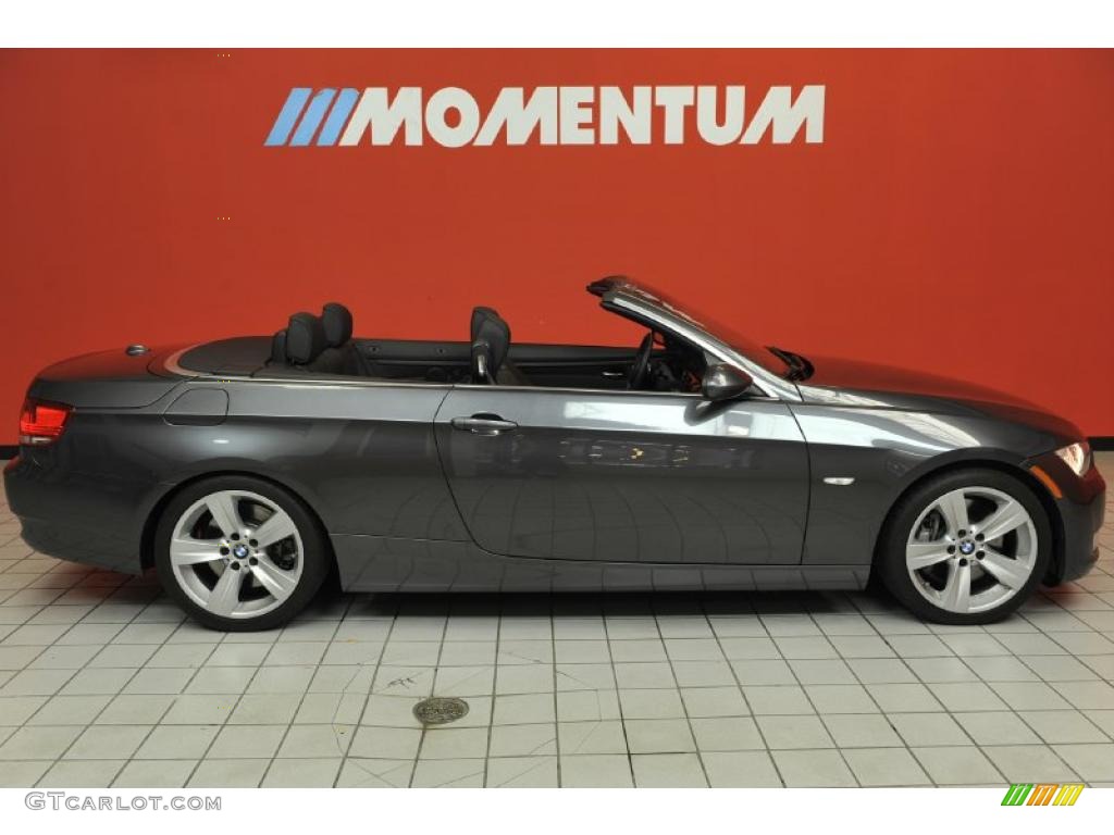 2008 3 Series 335i Convertible - Sparkling Graphite Metallic / Black photo #21