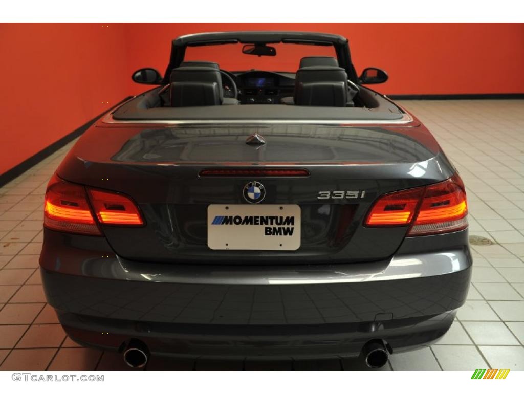 2008 3 Series 335i Convertible - Sparkling Graphite Metallic / Black photo #23