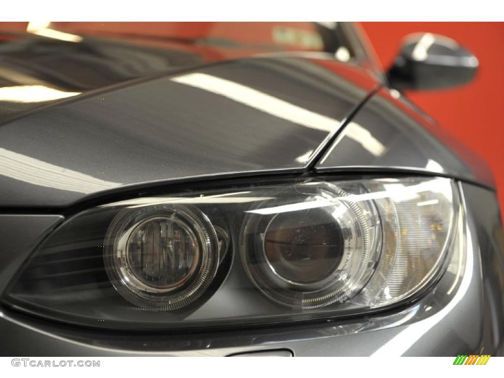 2008 3 Series 335i Convertible - Sparkling Graphite Metallic / Black photo #28
