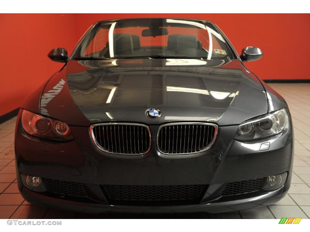 2008 3 Series 335i Convertible - Sparkling Graphite Metallic / Black photo #29
