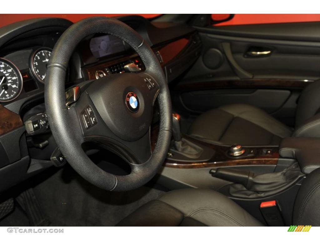 2008 3 Series 335i Convertible - Sparkling Graphite Metallic / Black photo #43