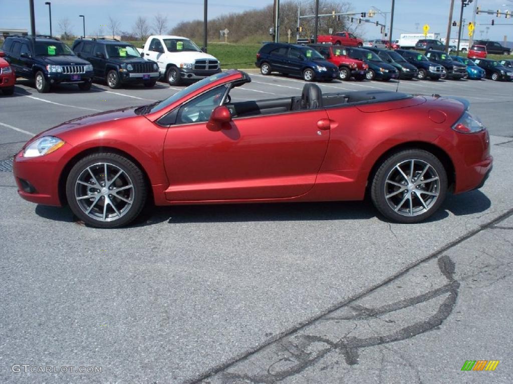 Rave Red 2012 Mitsubishi Eclipse Spyder GS Sport Exterior Photo #47700723