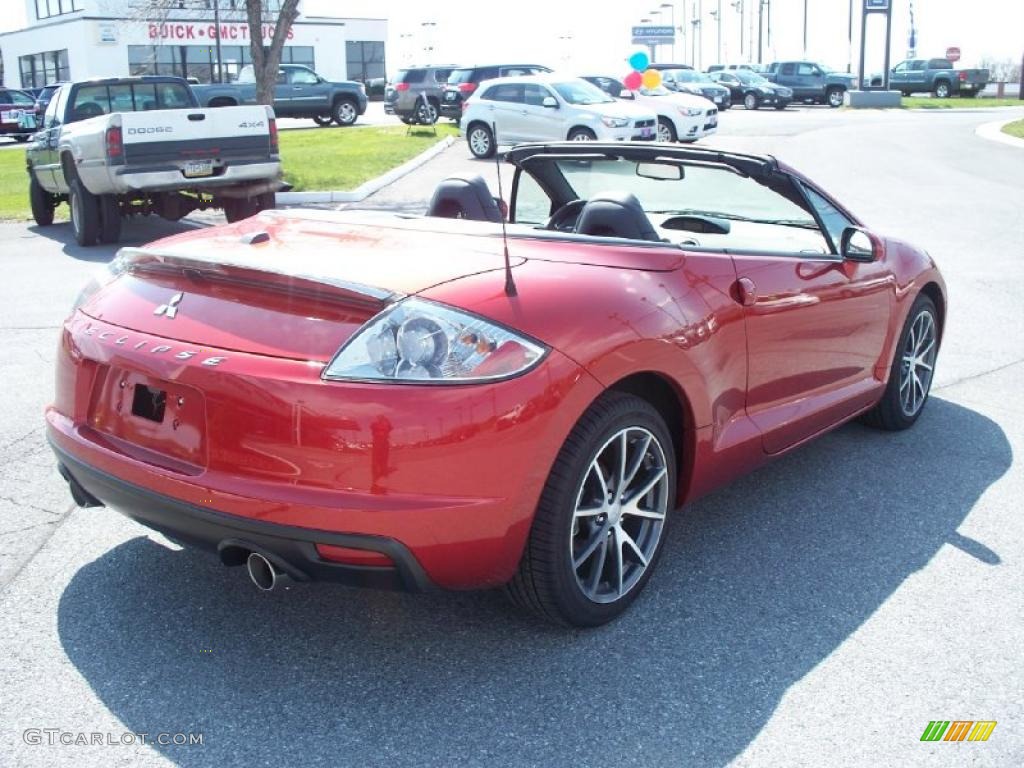 2012 Eclipse Spyder GS Sport - Rave Red / Dark Charcoal photo #6