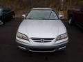 2002 Satin Silver Metallic Honda Accord EX V6 Coupe  photo #2