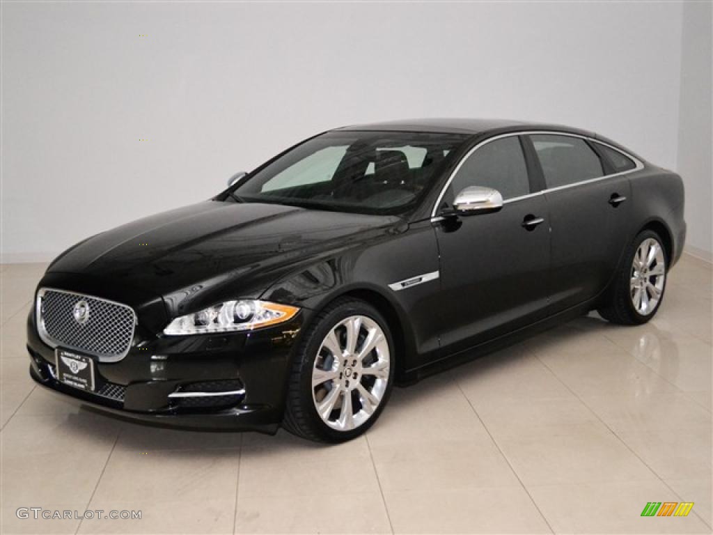 Ultimate Black Metallic Jaguar XJ