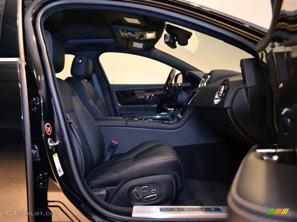 Jet Black/Jet Black Interior 2011 Jaguar XJ XJL Supersport Photo #47703395