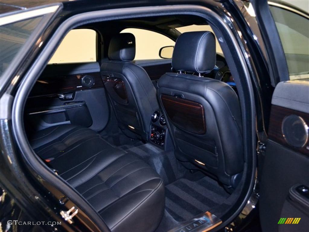 Jet Black/Jet Black Interior 2011 Jaguar XJ XJL Supersport Photo #47703413