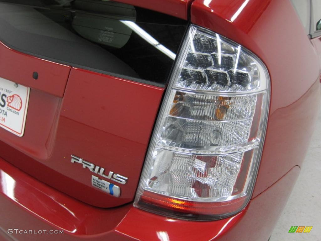 2009 Prius Hybrid - Barcelona Red Metallic / Bisque photo #13