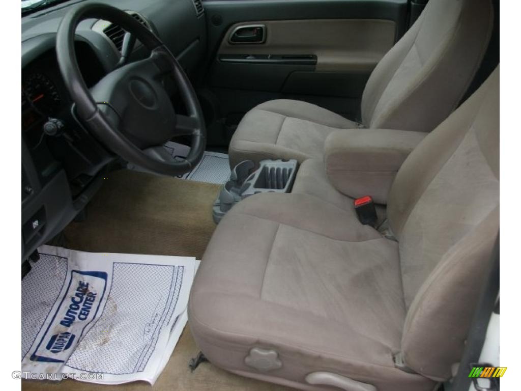 Medium Dark Pewter Interior 2004 Chevrolet Colorado LS Extended Cab Photo #47705785