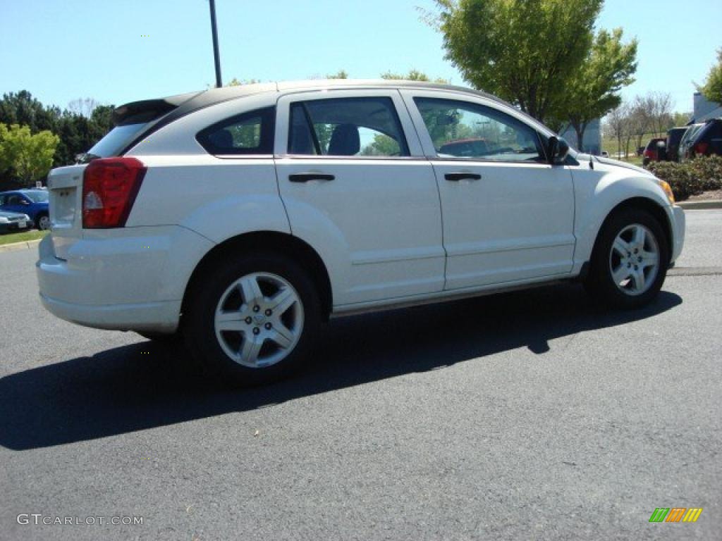 2008 Caliber SXT - Stone White / Dark Slate Gray photo #4