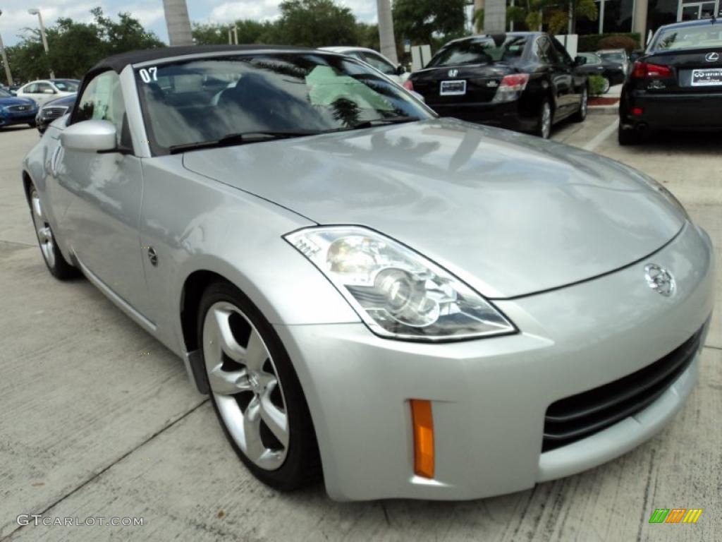 Silver Alloy Metallic 2007 Nissan 350Z Touring Roadster Exterior Photo #47708081