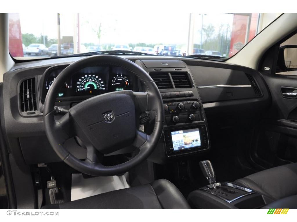 2010 Dodge Journey R/T Dark Slate Gray Dashboard Photo #47708375