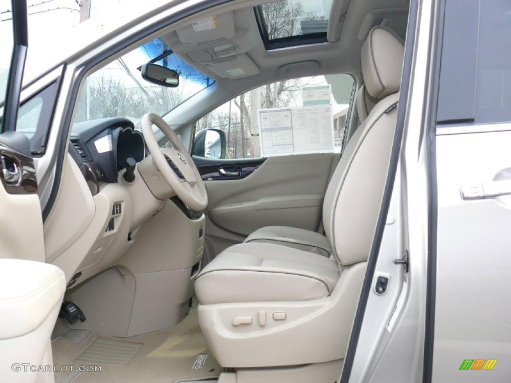 Beige Interior 2011 Nissan Quest 3.5 SL Photo #47708579