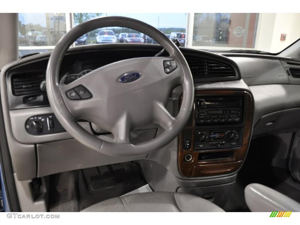2003 Ford Windstar SEL Medium Graphite Steering Wheel Photo #47708996