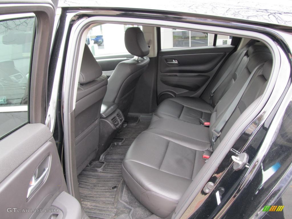 Ebony Interior 2010 Acura ZDX AWD Technology Photo #47709146