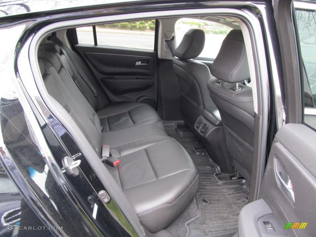 Ebony Interior 2010 Acura ZDX AWD Technology Photo #47709179