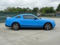 2010 Grabber Blue Ford Mustang V6 Premium Coupe  photo #2
