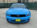 2010 Grabber Blue Ford Mustang V6 Premium Coupe  photo #8