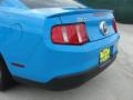 2010 Grabber Blue Ford Mustang V6 Premium Coupe  photo #21