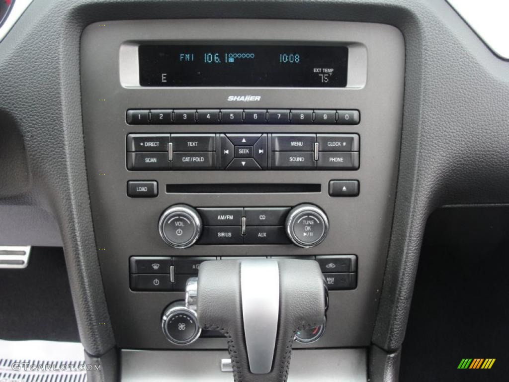 2010 Ford Mustang V6 Premium Coupe Controls Photo #47710773