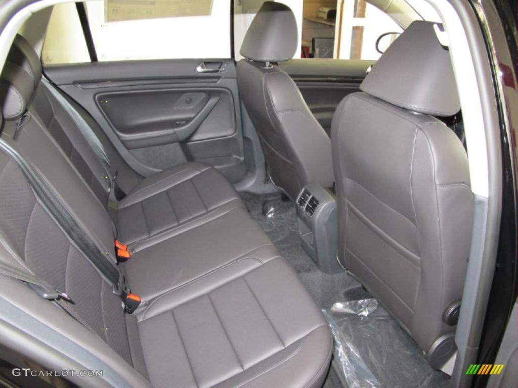Titan Black Interior 2011 Volkswagen Jetta SE SportWagen Photo #47711328