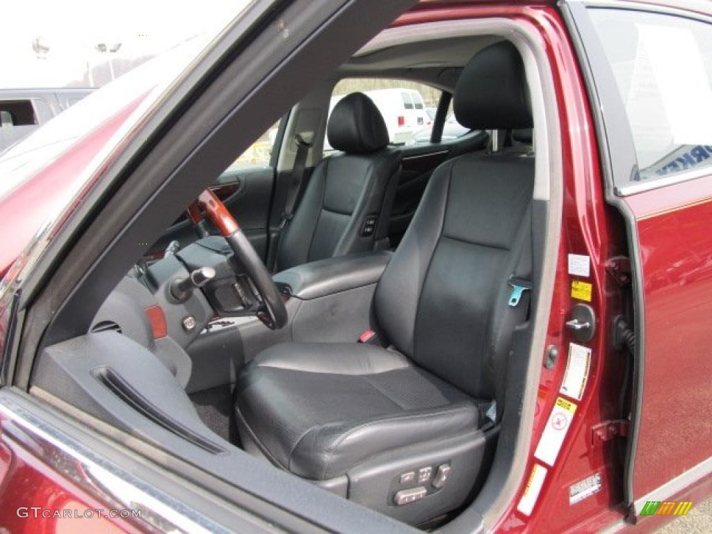 Black Interior 2007 Lexus LS 460 Photo #47711619