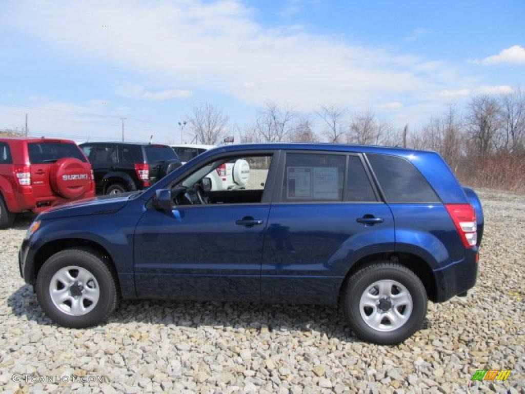 Deep Sea Blue Metallic 2011 Suzuki Grand Vitara Premium 4x4 Exterior Photo #47712252
