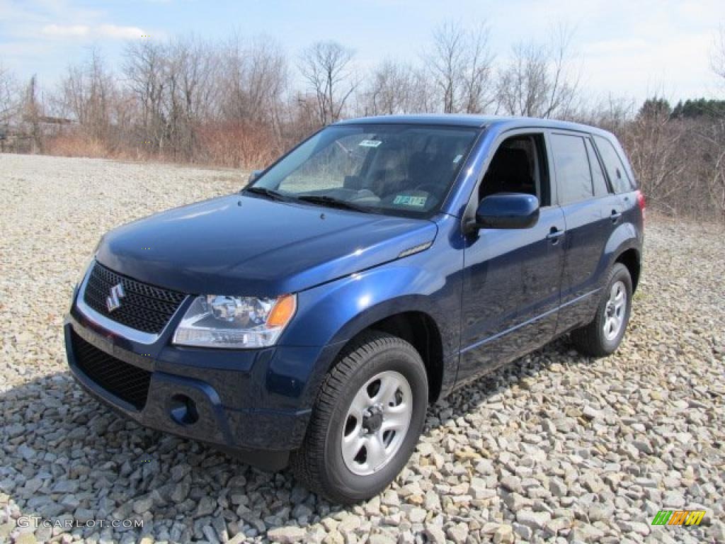 Deep Sea Blue Metallic 2011 Suzuki Grand Vitara Premium 4x4 Exterior Photo #47712264