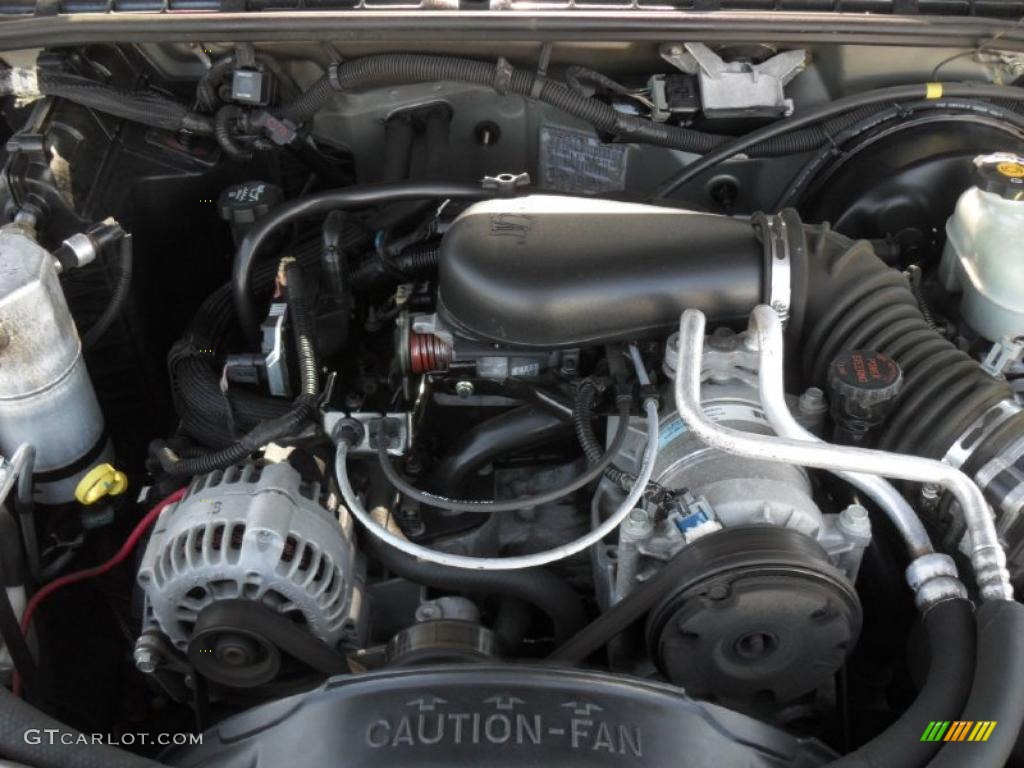 2003 Chevrolet S10 LS Extended Cab 4.3 Liter OHV 12V Vortec V6 Engine Photo #47713194