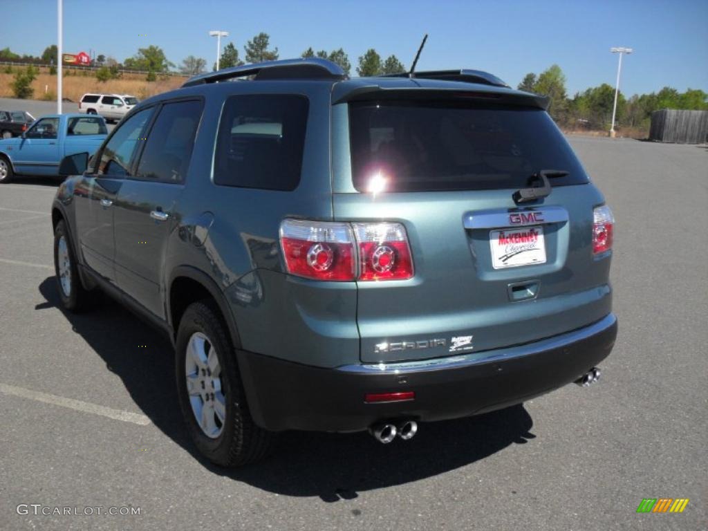 2009 Acadia SLE - Silver Green Metallic / Light Titanium photo #2