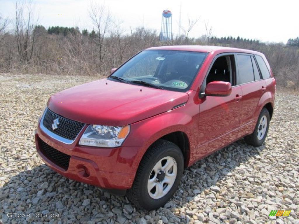 Volcano Red Metallic 2011 Suzuki Grand Vitara Premium 4x4 Exterior Photo #47713380