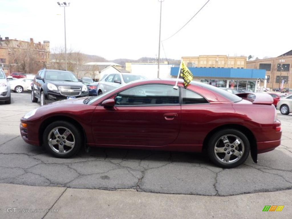 2005 Eclipse GS Coupe - Ultra Red Pearl / Midnight photo #6