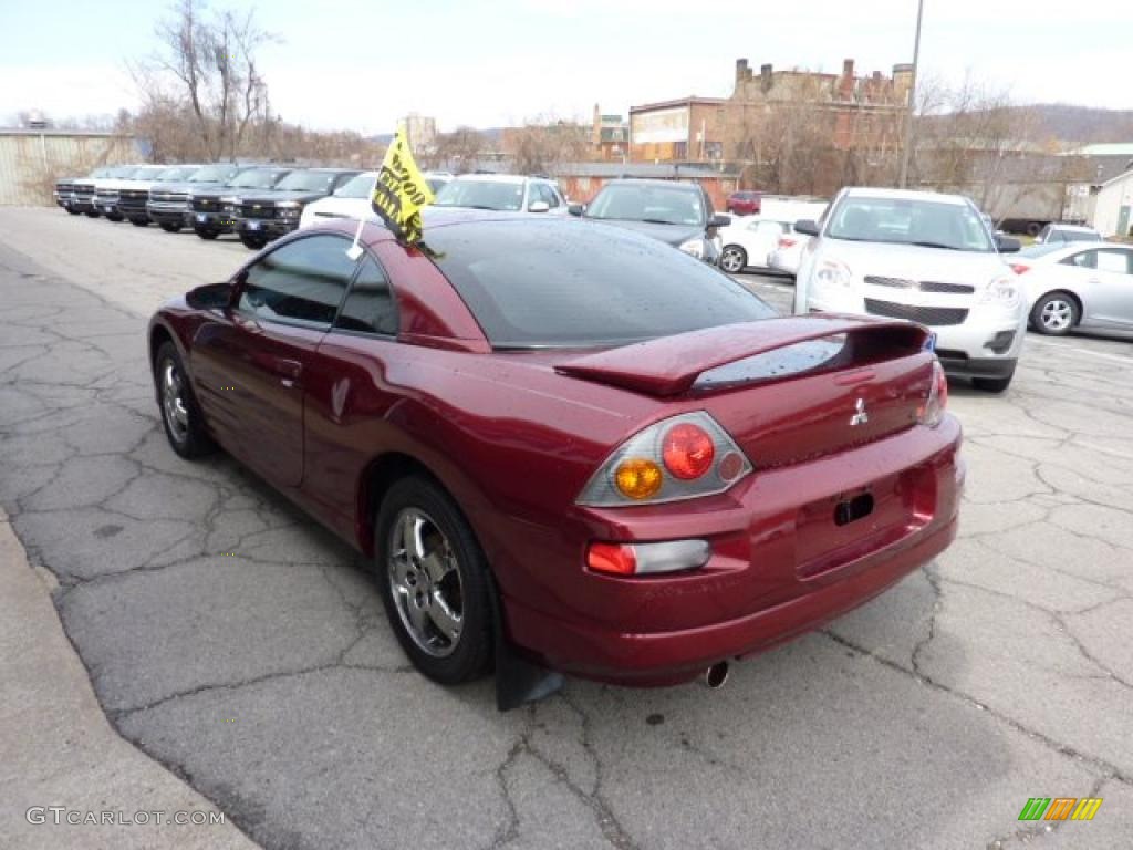 2005 Eclipse GS Coupe - Ultra Red Pearl / Midnight photo #8