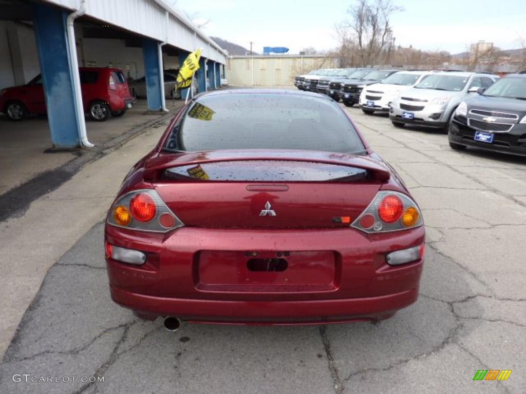 2005 Eclipse GS Coupe - Ultra Red Pearl / Midnight photo #9
