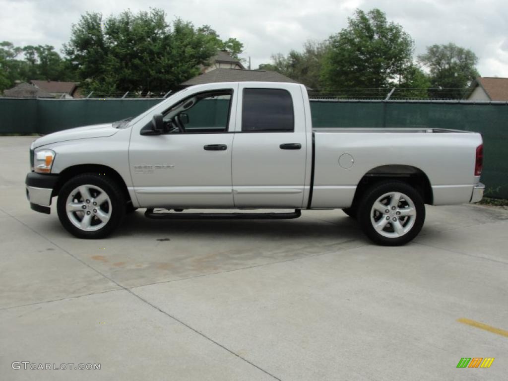 2006 Ram 1500 SLT Lone Star Edition Quad Cab - Bright Silver Metallic / Medium Slate Gray photo #6