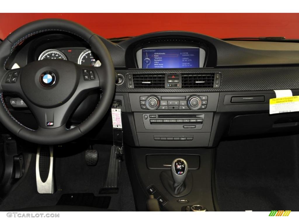 2011 BMW M3 Coupe Black Novillo Leather Dashboard Photo #47713968