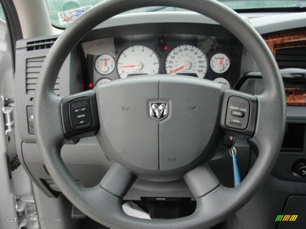 2006 Ram 1500 SLT Lone Star Edition Quad Cab - Bright Silver Metallic / Medium Slate Gray photo #43